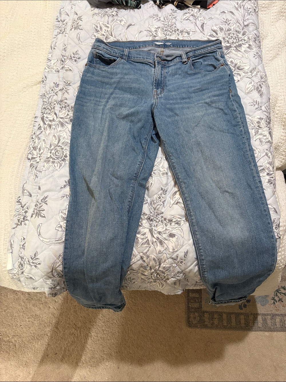 Old Navy Women’s Boyfriend Jeans - Light Blue Wash